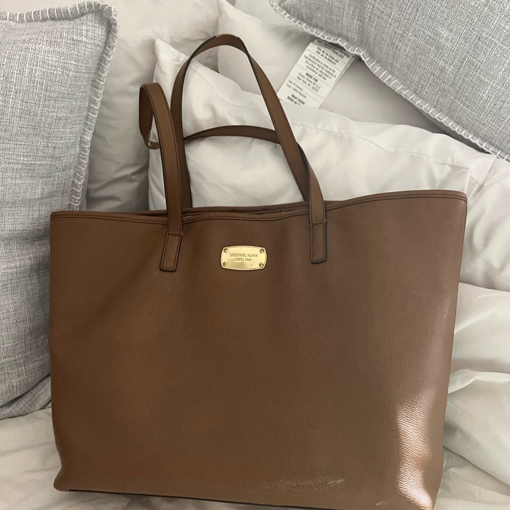 Brown Michael Kors Tote Bag